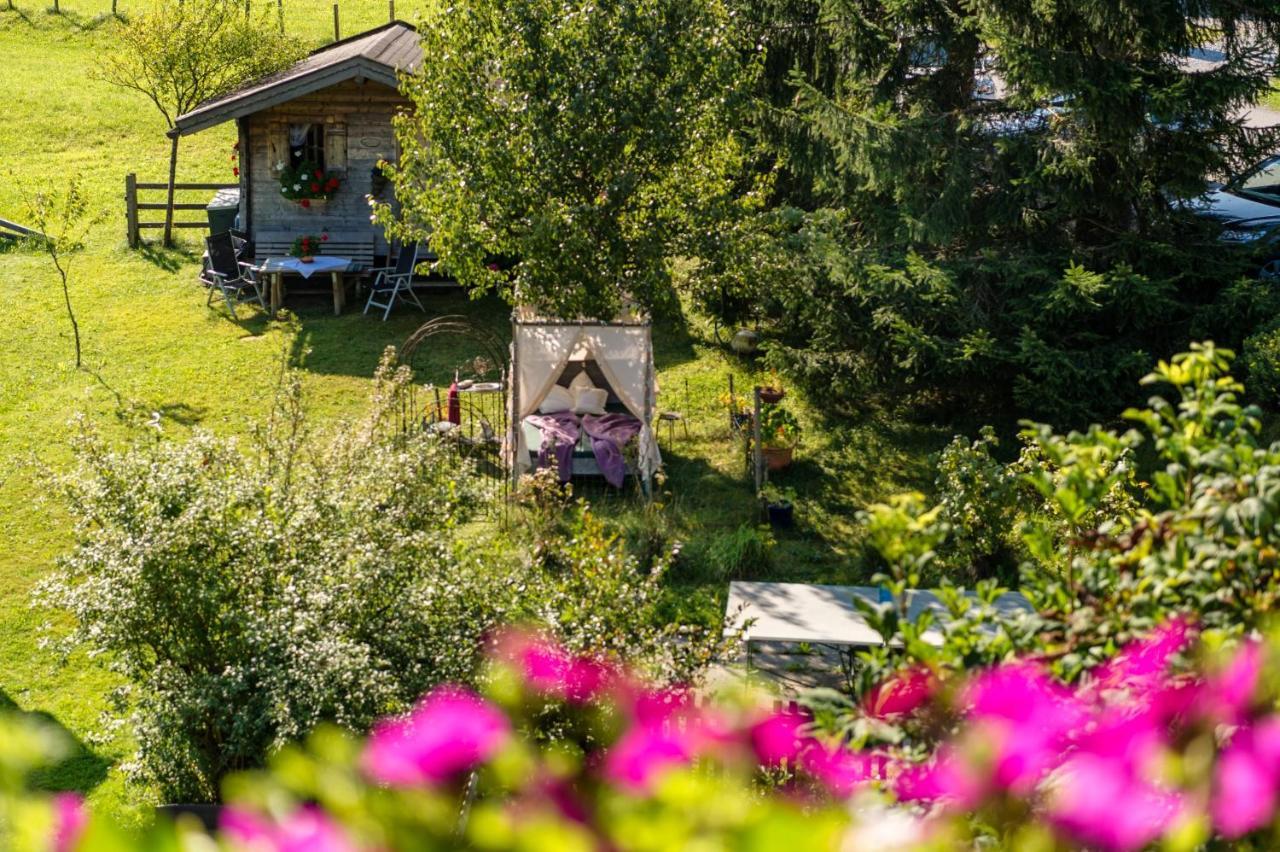 Bauernhofhotel "Die Unterbergerin" - Zimmer Mit Fruehstueck Und Ferienwohnungen In Gastein Mit Gratis Thermeneintritt Dorfgastein Exterior foto