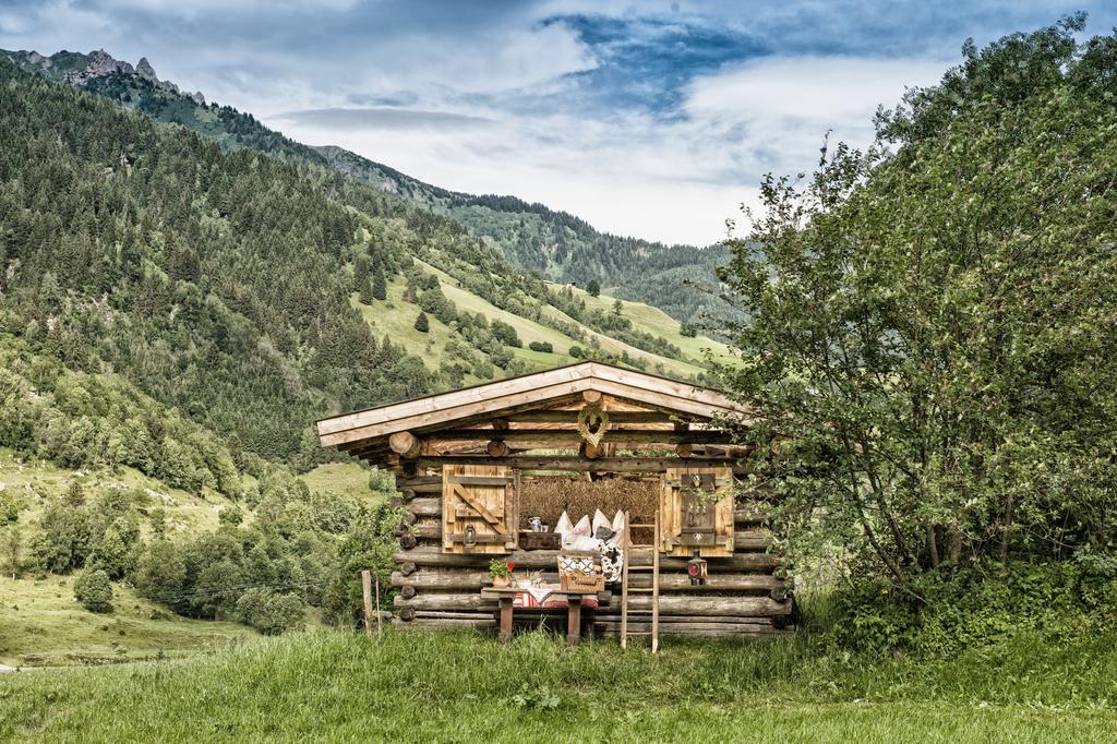 Bauernhofhotel "Die Unterbergerin" - Zimmer Mit Fruehstueck Und Ferienwohnungen In Gastein Mit Gratis Thermeneintritt Dorfgastein Exterior foto